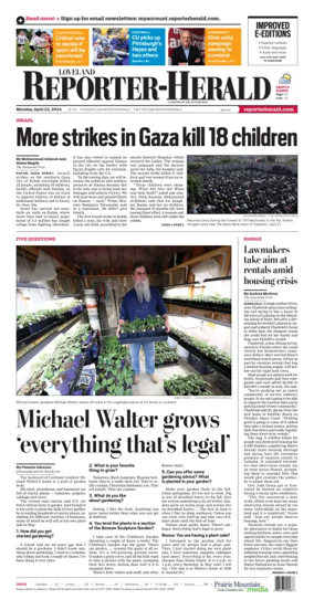 Cover of Loveland Reporter-Herald