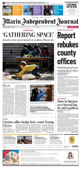 Cover of Marin Independent Journal