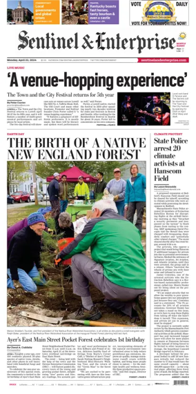 Cover of Sentinel & Enterprise