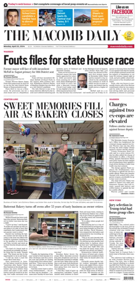 Cover of The Macomb Daily