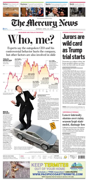 Cover of The Mercury News