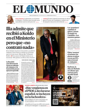 Cover of El Mundo Primera Edición Int