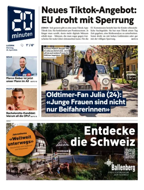 Cover of 20 Minuten - Luzern
