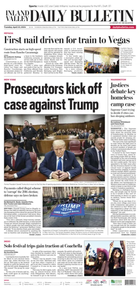 Cover of Inland Valley Daily Bulletin