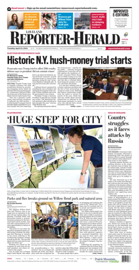 Cover of Loveland Reporter-Herald