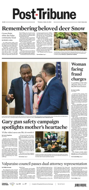 Cover of Post-Tribune