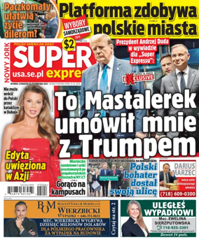 Cover of Super Express Nowy Jork