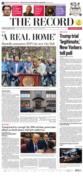 Cover of The Record (Troy, NY)