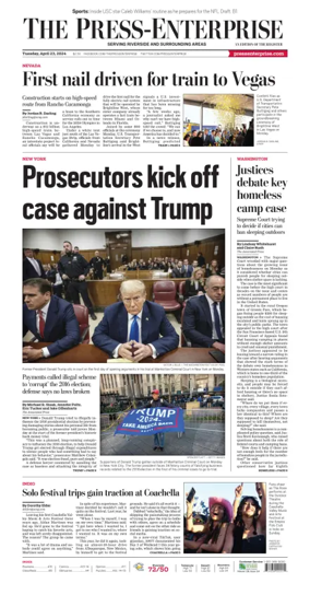 Cover of The Riverside Press-Enterprise