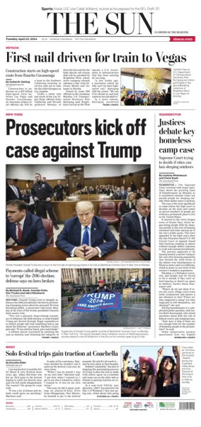 Cover of The Sun (San Bernardino)