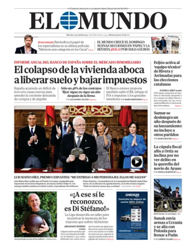 Cover of El Mundo Primera Edición Int
