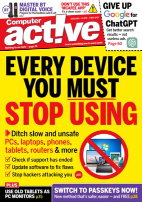 Cover of Computer Active (UK)