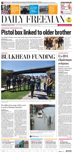 Cover of Daily Freeman (Kingston, NY)