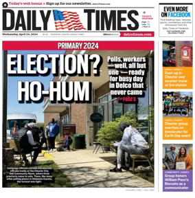 Cover of Daily Times (Primos, PA)
