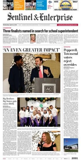 Cover of Sentinel & Enterprise