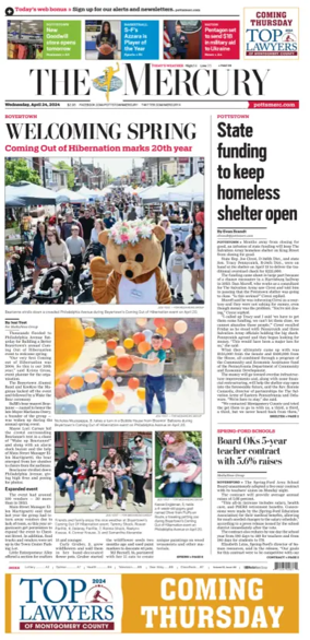Cover of The Mercury (Pottstown, PA)
