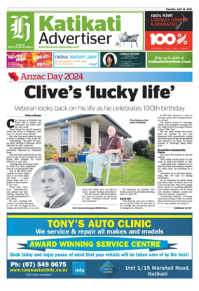 Cover of Katikati Advertiser