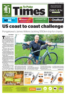 Cover of Te Puke Times