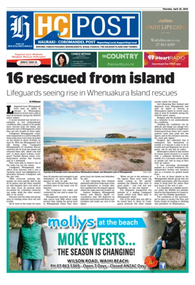 Cover of Waihi Leader