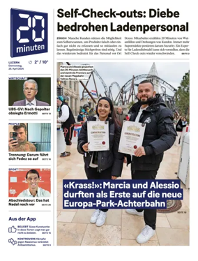 Cover of 20 Minuten - Luzern
