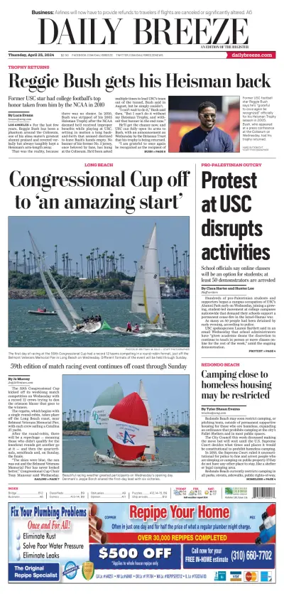 Cover of Daily Breeze (Torrance)