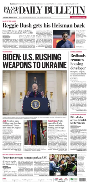 Cover of Inland Valley Daily Bulletin