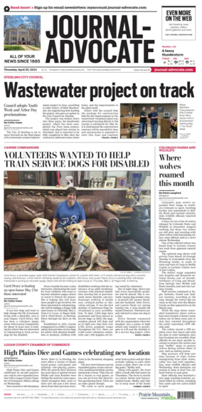 Cover of Journal-Advocate (Sterling)