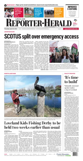 Cover of Loveland Reporter-Herald