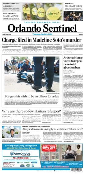 Cover of Orlando Sentinel