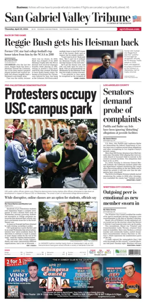 Cover of San Gabriel Valley Tribune