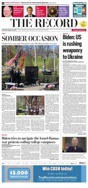 Cover of The Record (Troy, NY)