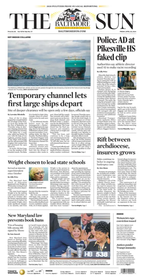 Cover of Baltimore Sun