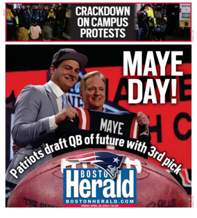 Cover of Boston Herald