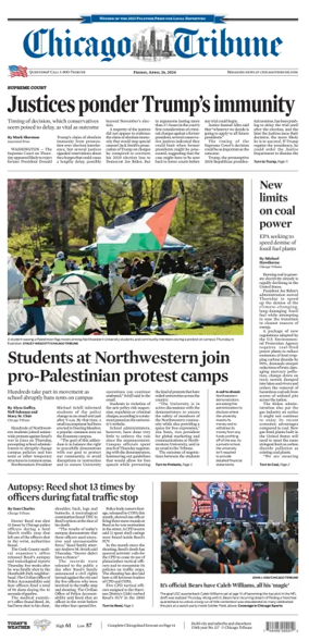 Cover of Chicago Tribune