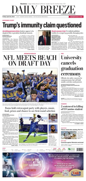 Cover of Daily Breeze (Torrance)