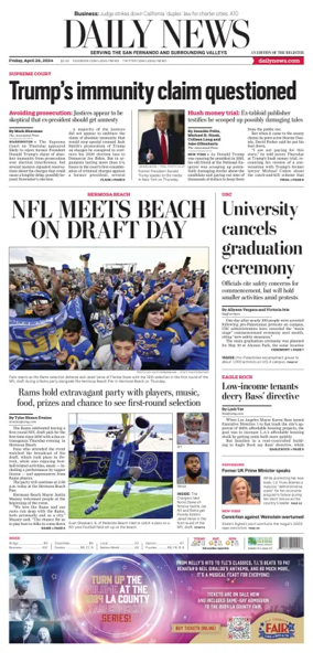 Cover of Daily News (Los Angeles)