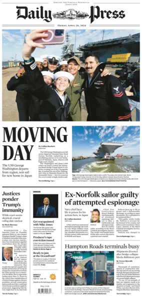 Cover of Daily Press