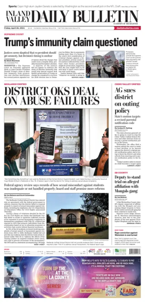 Cover of Inland Valley Daily Bulletin