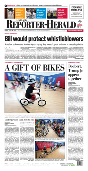 Cover of Loveland Reporter-Herald