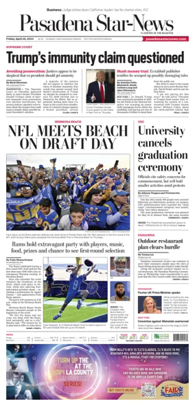 Cover of Pasadena Star-News