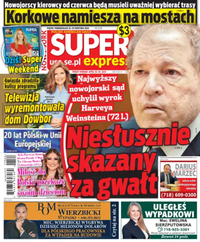 Cover of Super Express Nowy Jork