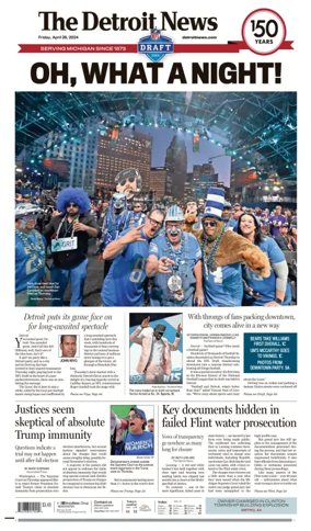 Cover of The Detroit News