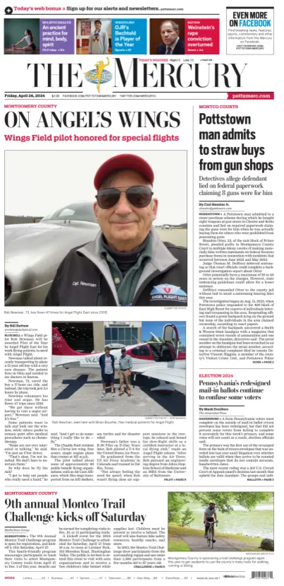 Cover of The Mercury (Pottstown, PA)