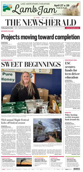 Cover of The News Herald (Willoughby, OH)