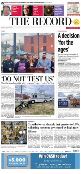 Cover of The Record (Troy, NY)