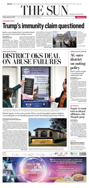 Cover of The Sun (San Bernardino)