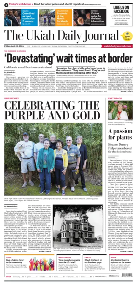 Cover of The Ukiah Daily Journal