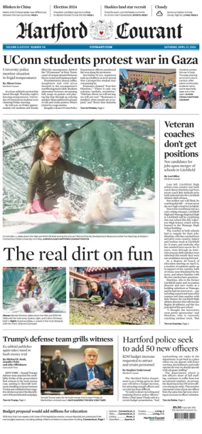 Cover of Hartford Courant
