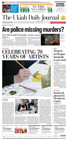 Cover of The Ukiah Daily Journal
