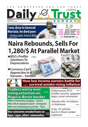 Cover of Sunday Trust